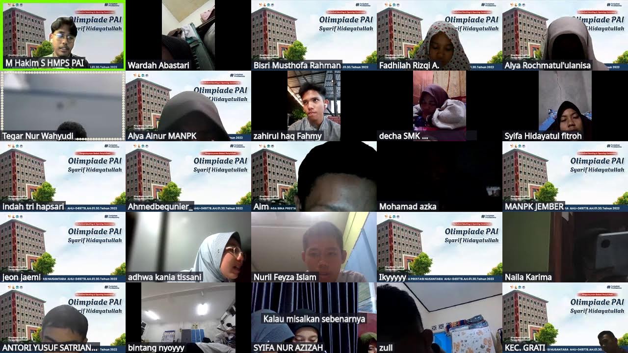 AWARDING CEREMONY OLIMPIADE PAI SYARIF HIDAYATULLAH 2025