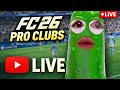 EA FC 26 PRO CLUBS: LOOK AT THE GIRTH OF THE CUCUMBER