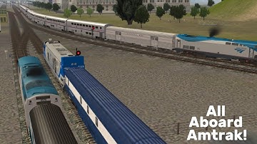 ALL ABOARD AMTRAK Music Video! (Trainz 2 Version)