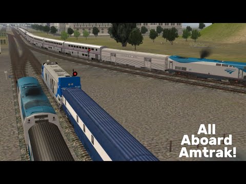 ALL ABOARD AMTRAK Music Video! (Trainz 2 Version)