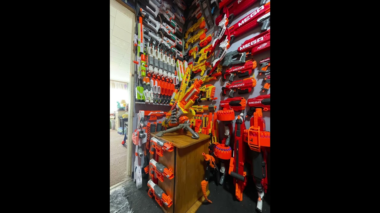 NERF Collection - NEW Nerf Room Setup - Sneak Peek!  