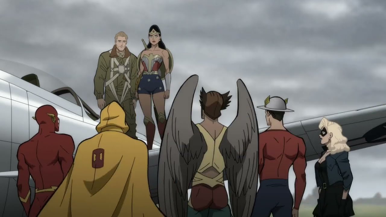 Barry and Jay Save Steve Trevor - Justice Society: World War II Clips