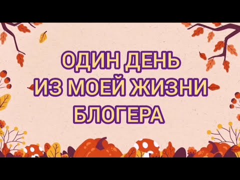 ОДИН ДЕНЬ ИЗ МОЕЙ ЖИЗНИ