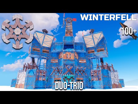 WINTERFELL OFFLINE CASTLE With 5 BUNKERS FLOOR STACKING MOUNTAIN ROOF 