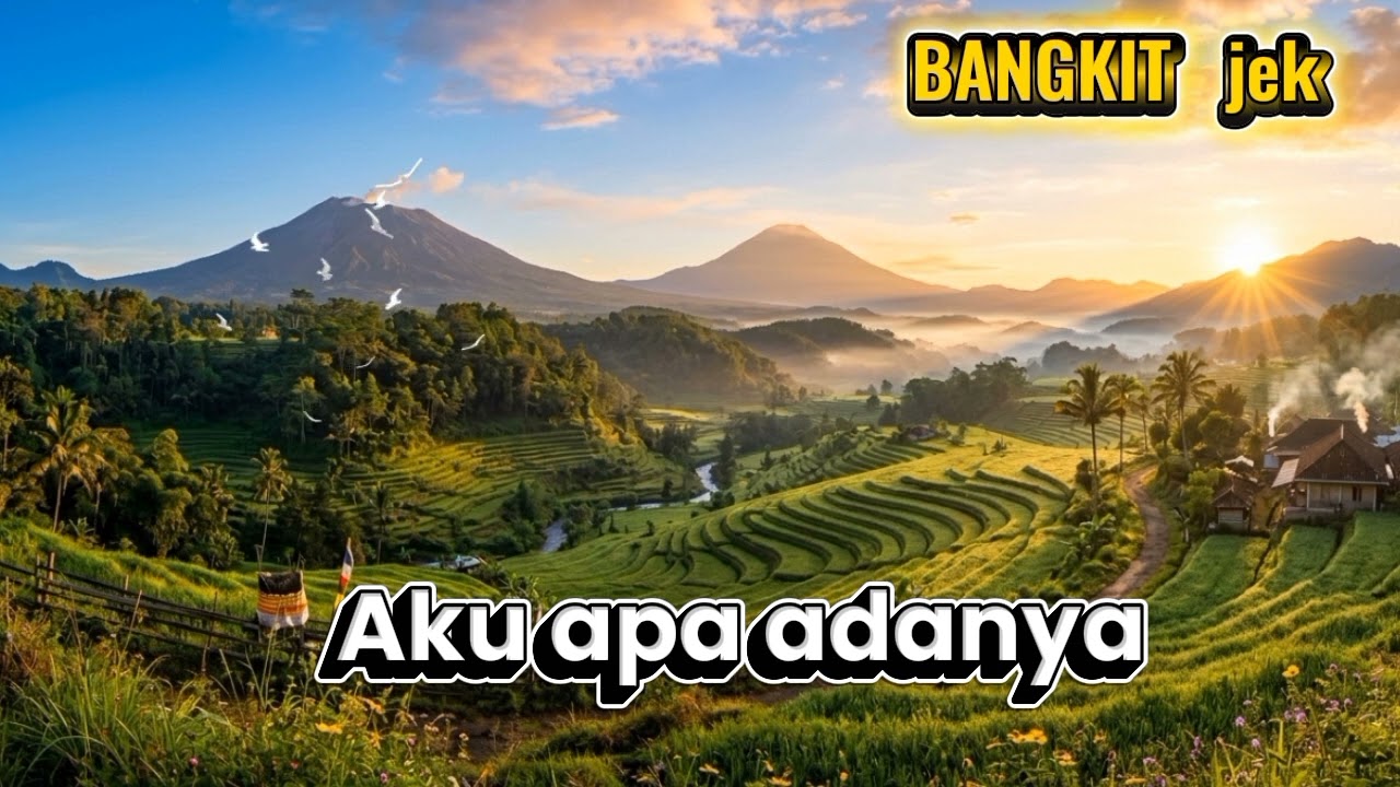Aku apa adanya //lagu slowrock melayu yang enak di denger menyentuh hati _@BANGKIT jek
