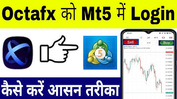 Octafx Account in Meta Trader 5 Login | Octafx Account Se MT5 Me Login Kaise Kare | Octafx Forex
