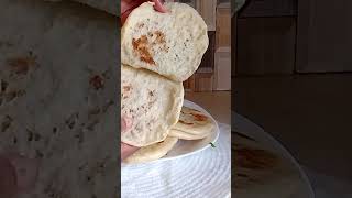 No Oven Turkish Bread 🤤#shorts