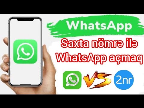 Saxta nömrə ilə whatsapp açmaq 😱👈Bu videonu mütləq izləyin ‼️ Çox asan və sadədir💯💯[2023 YENİ ]