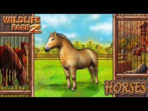 Видео: Wildlife Park 2 - Horses. Конная "песочница" . Тест игры
