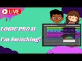 Logic pro 11 im jealous  wautumn gard  synth livestream  noiretblancvie