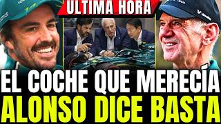 🔥¡BOMBAZO! STROLL CONGELA a ALONSO: ¡FERNANDO FURIOSO ANUNCIA que SE RETIRA SI NO VE MEJORAS!