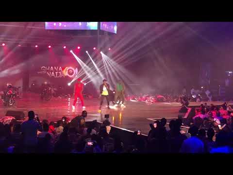 Fancy Gadam Performing With His Dancers At Ghana Meets Naija 18