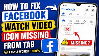 How to Fix Facebook Watch Not Showing | Facebook Watch Tab Missing (2026) screenshot 3