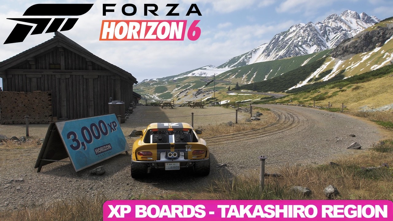 Forza Horizon 6 | All XP Boards in Takashiro Region - Location