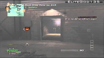 [MW3 MOAB] Gameplay | Dropzone on Outpost | AK47 with Red Dot & Silencer | 33 - 1 |