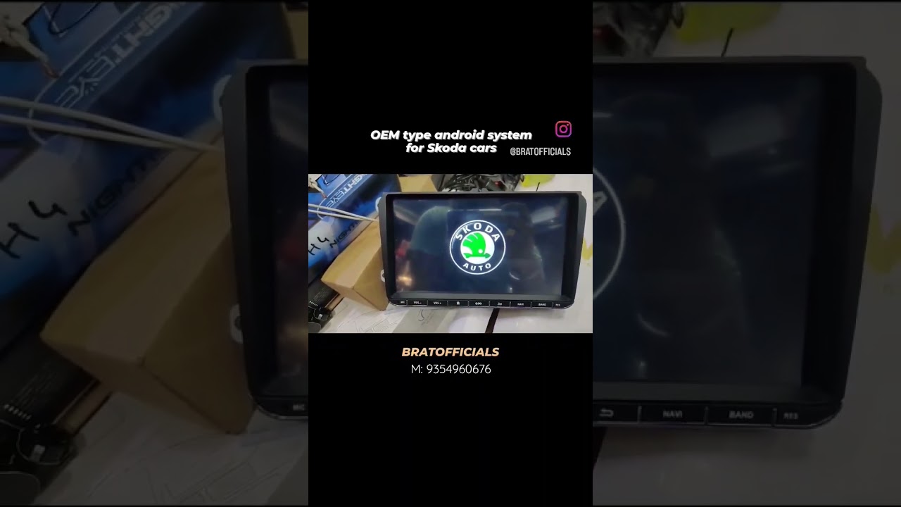 Skoda rapid fabia android system oem type