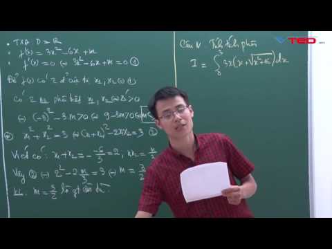 Vted.vn - Hướng dẫn giải chi tiết đề thi THPT quốc gia 2016 môn Toán