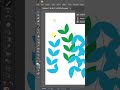 Adobe Illustrator Leaf Hack Everyone Needs #illustratortips #design #shorts