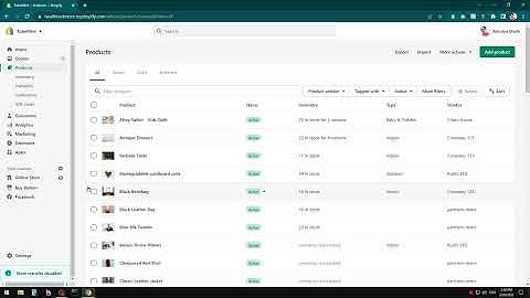 How to Update Shopify Inventory of Product Variants (multiple) - Manually