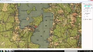 Как привязать  карту в Oziexplorer с помощью путевых точек