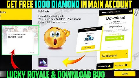 HOW TO FIND & REPORT A BUG IN FREE FIRE ADVANCE SERVER | FREE 100 DIAMONDS MAIN ID ME KAISE MILEGA