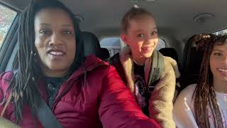 A day in life with me | picking up my kids | putting up the Christmas tree | and me going to work