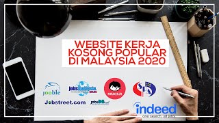 WEBSITE POPULAR CARI KERJA DI MALAYSIA 2020