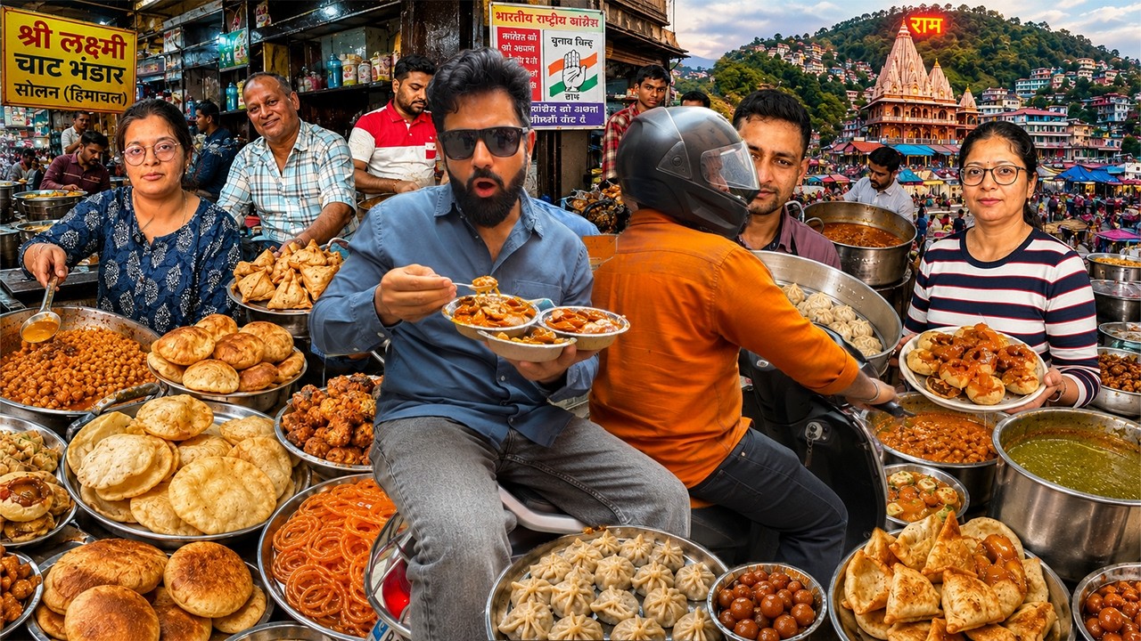 24 Hours Solan Food EXPOSING! 🥵 Indian Street Food Rituals In Himachal Pradesh