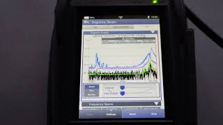 Viavi OneExpert CATV ONX-620 Ingress scan