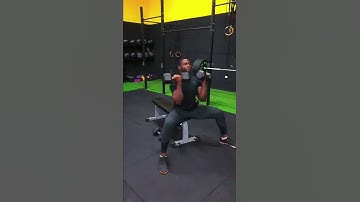 Seated dumbbell curl to Arnold press