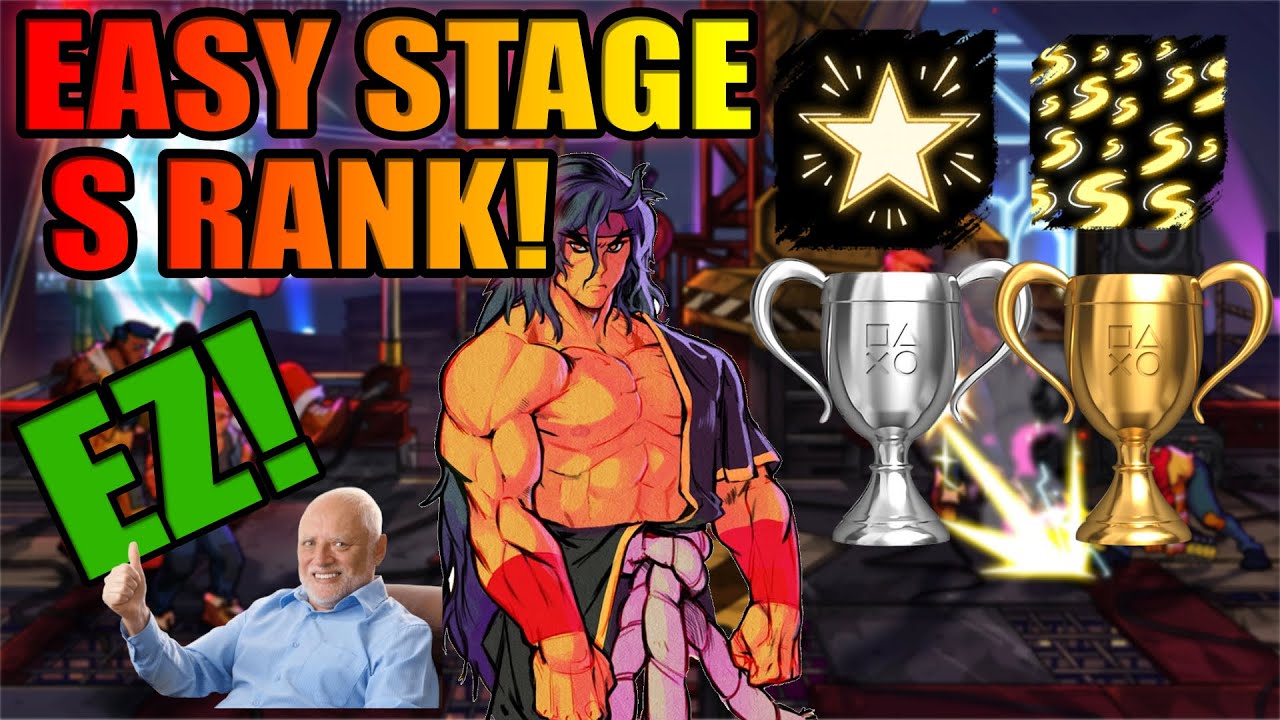 Streets of Rage 4 – Easy Method to Unlock "Maniac" & "Perfect"