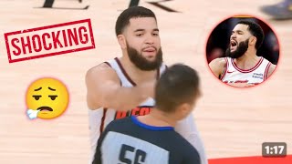 Fred VanVleet ejection Rockets point guard nearly jams his finger into official eye during outburst😚