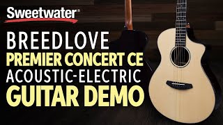 Breedlove Premier Concert CE Acoustic electric Guitar Demo
