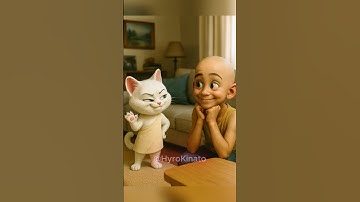 Ma đầu trọc hỏi ngu bị Mèo con đấm cho #shorts #cat #ai #meow #meo