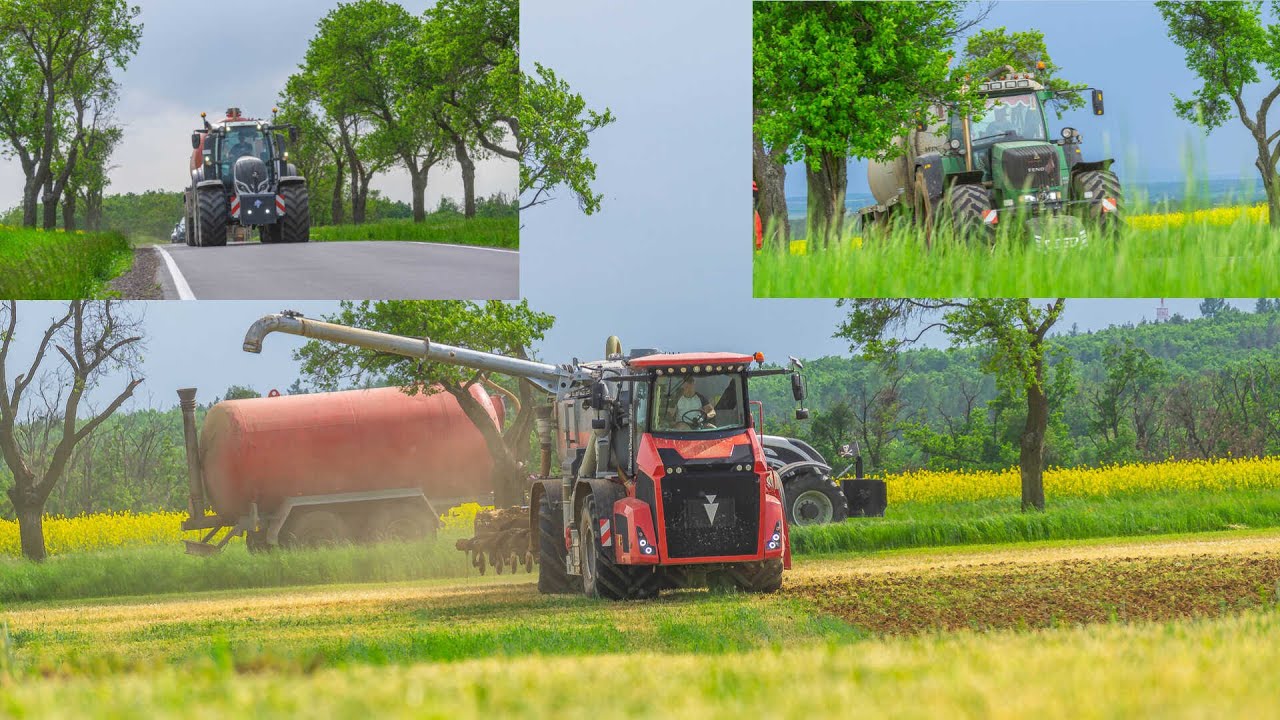 Zapravení digestátu | Agra H. Dunajovice | Haagro | Sagras a.s | Holmer | Fendt | Valtra | Claas