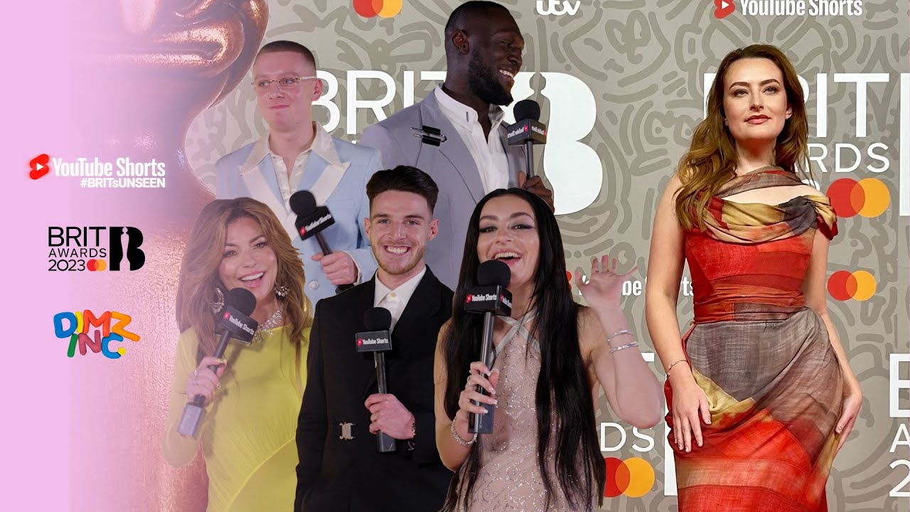 BRITs RED CARPET | STORMZY, AITCH, SHANIA TWAIN, DECLAN RICE, CHARLI XCX & MORE | #BRITsUNSEEN #AD