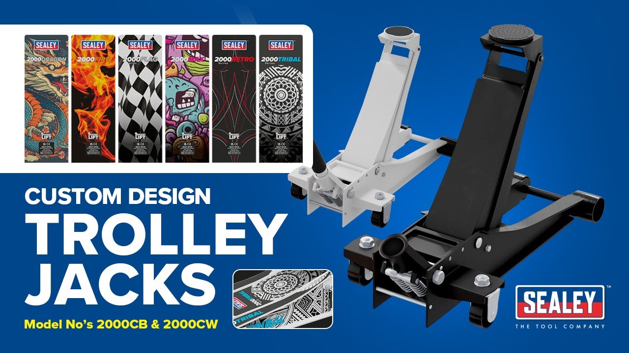 Custom Design Low-Entry Trolley Jacks with Rocket Lift Power