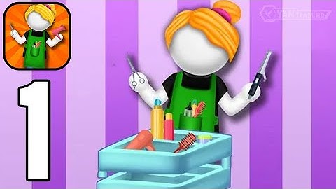 Idle Salon Makeover Tycoon - Gameplay Satisfying Part 1 Tutorial Beauty Salon (Android,iOS)