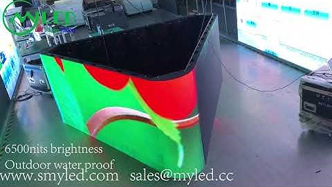P4 outdoor Triangle LED display ,