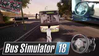 Bus Simulator 18/симулятор автобуса/logitech momo racing/rx580