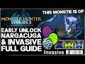 Monster Hunter Stories 3 How To Unlock OP Silverwind Nargacuga Early Invasive Nerscylla Guide