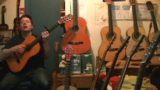 The Clancy Brothers: "Hi For The Beggar Man" Live 1966 (classical guitar cover)