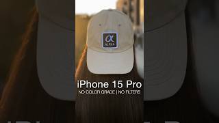 iPhone 15 Pro Cinematic Footage - First Shots with No Color Grading  #iphone15pro #video #cinematic