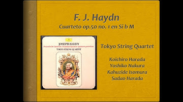 Haydn, String Quartet Op 50, no 1 - Video Score . Tokyo Quartet