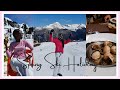 Vlog || Ski Essential\Tips for Beginner, Spring Ski Holiday in French Alps || Skincare Haul, food...