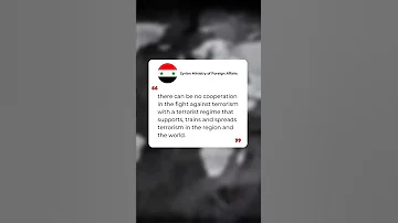 Syria No Contact With The Turkish Regime 