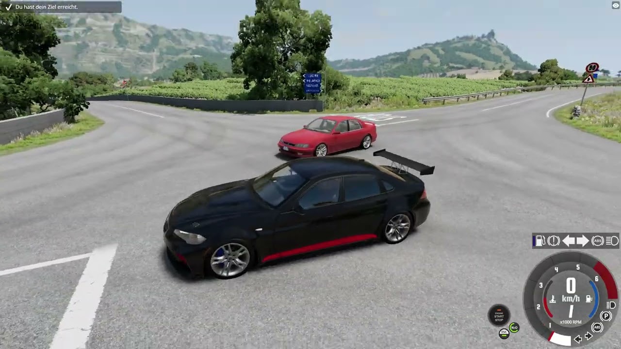 Auto rennen zwischen ETK 800 und ibushi gt 5