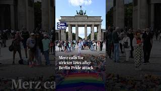 WATCH: Merz calls for stricter laws after Berlin Pride Attack