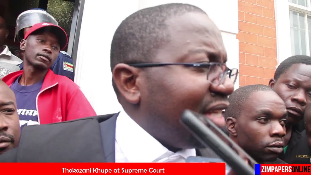 Thokozani Khupe at Supreme Court