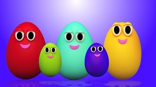 Überraschung Eier Finger Familie | Finger-Familienlied | Finger Family Song | Surprise Eggs Song
